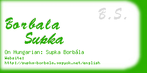 borbala supka business card